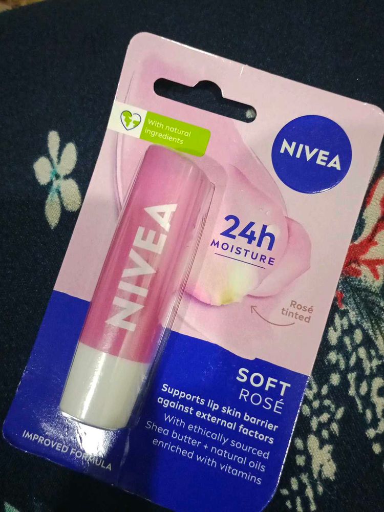NIVEA soft lip balm combo of 3
