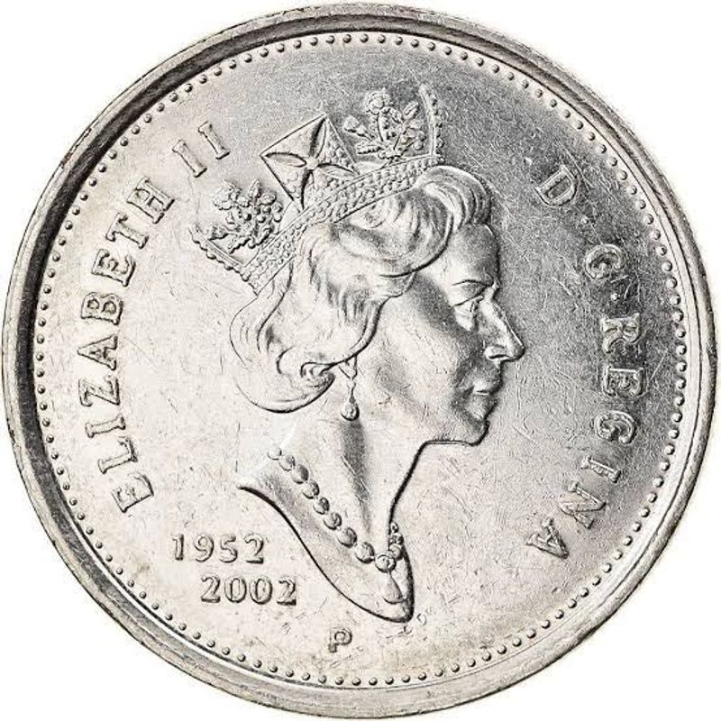 Canadian 10 Cent Coin - 2002