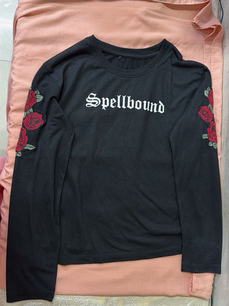 Spellbound Rose Sleeve T-Shirt