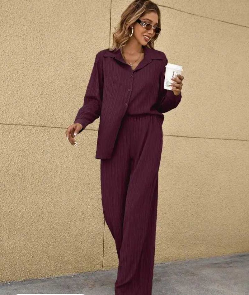 Chic Burgundy Co-ord Set