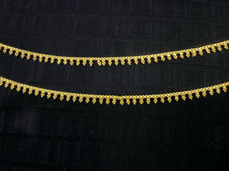 Gold-Plated Anklets