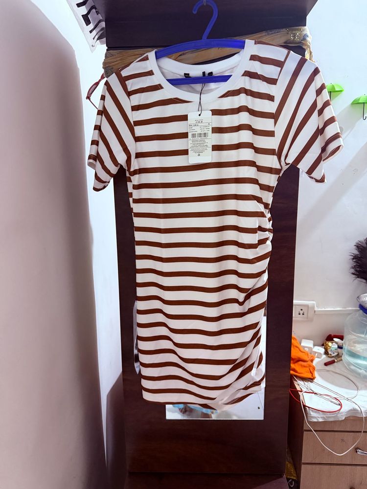 Striped Round Neck T-Shirt