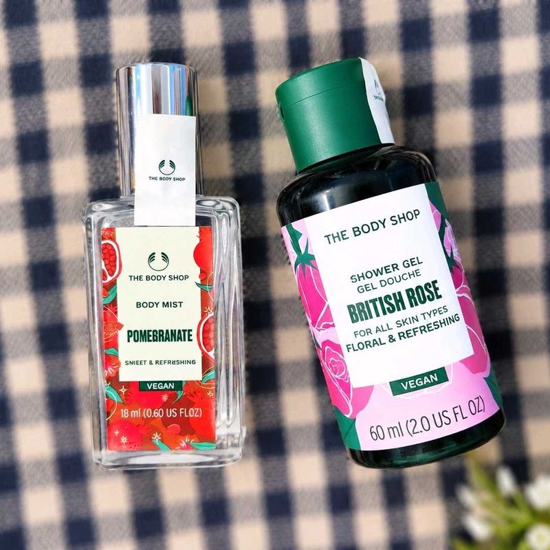 The Body Shop Shower Gel+ BodyMist Combo