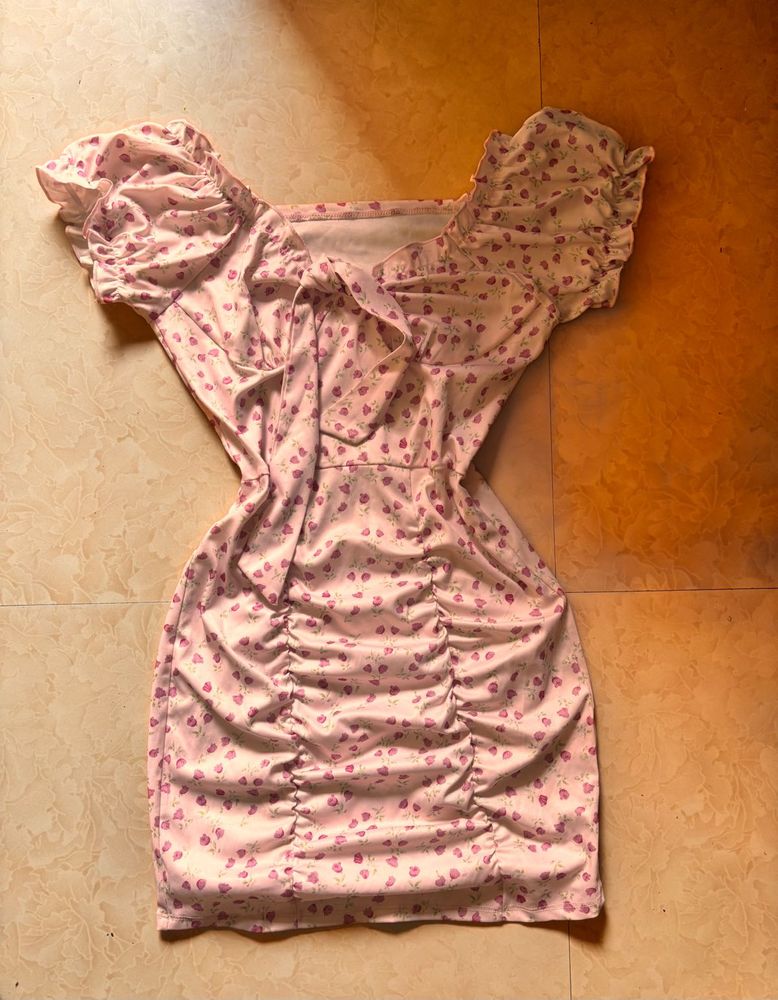 floral mini cute dress