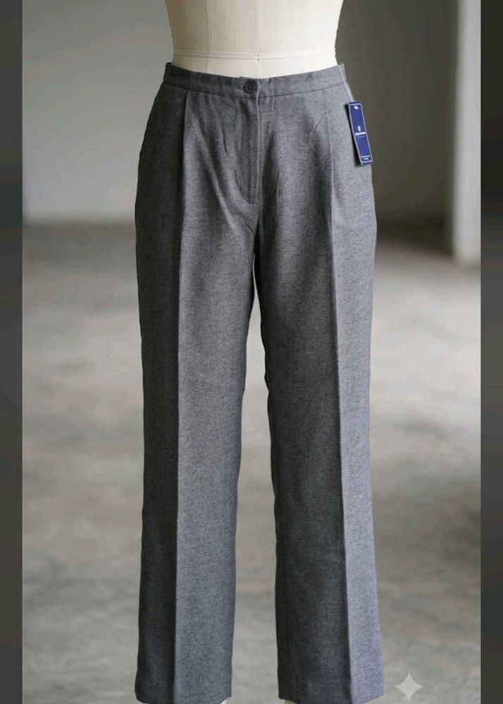 Classic Grey mid waist Trousers