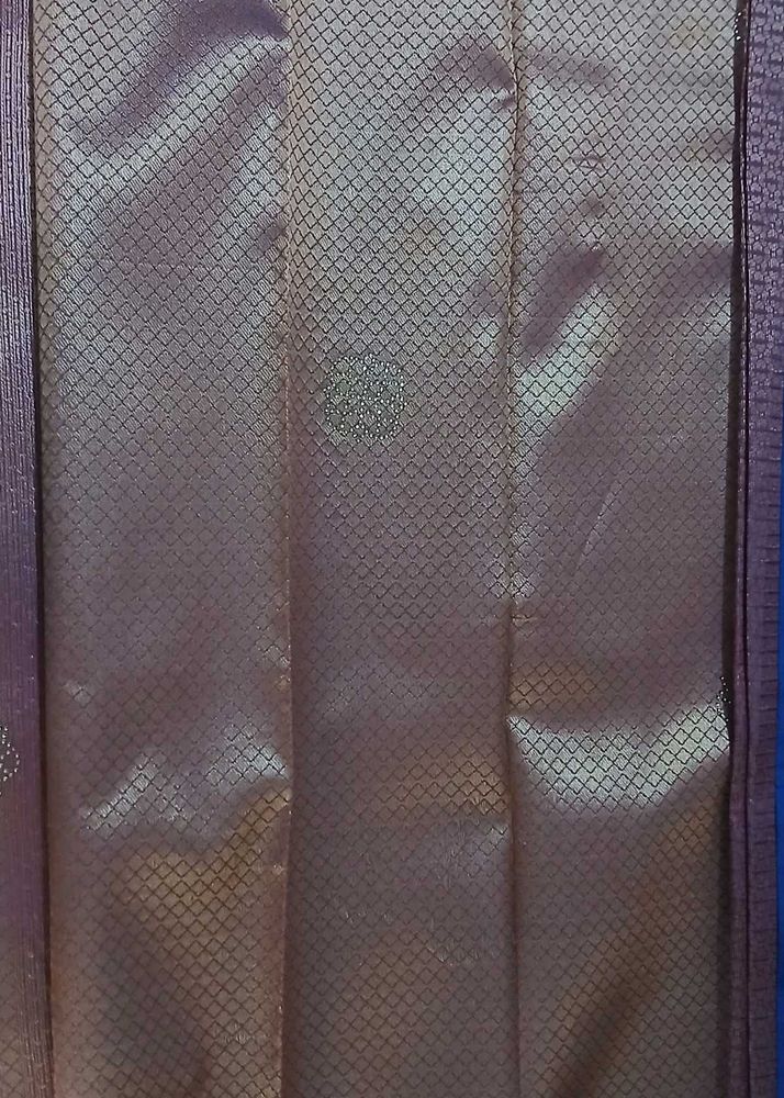 Blue And Gold Combinations Of Saree
