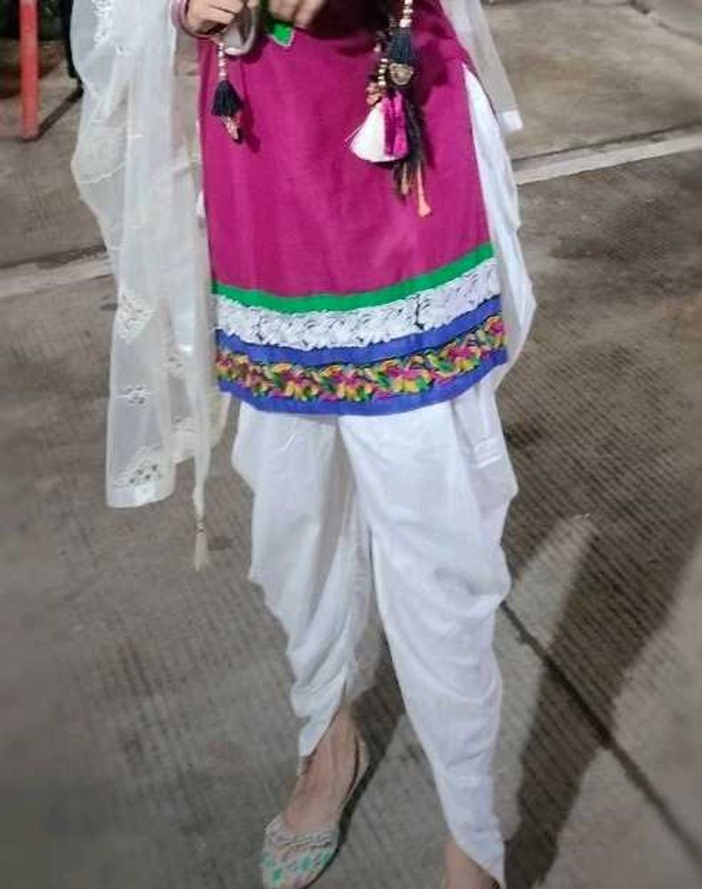 women white dhoti salwar