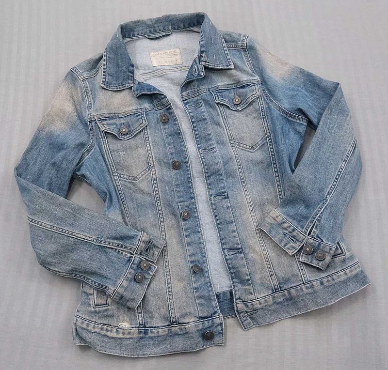 All Saints Faded Denim Jacket