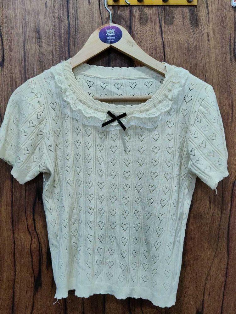 Korean Butter Yellow Top