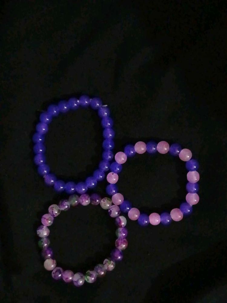 Set of 3 Beaded Bracelets