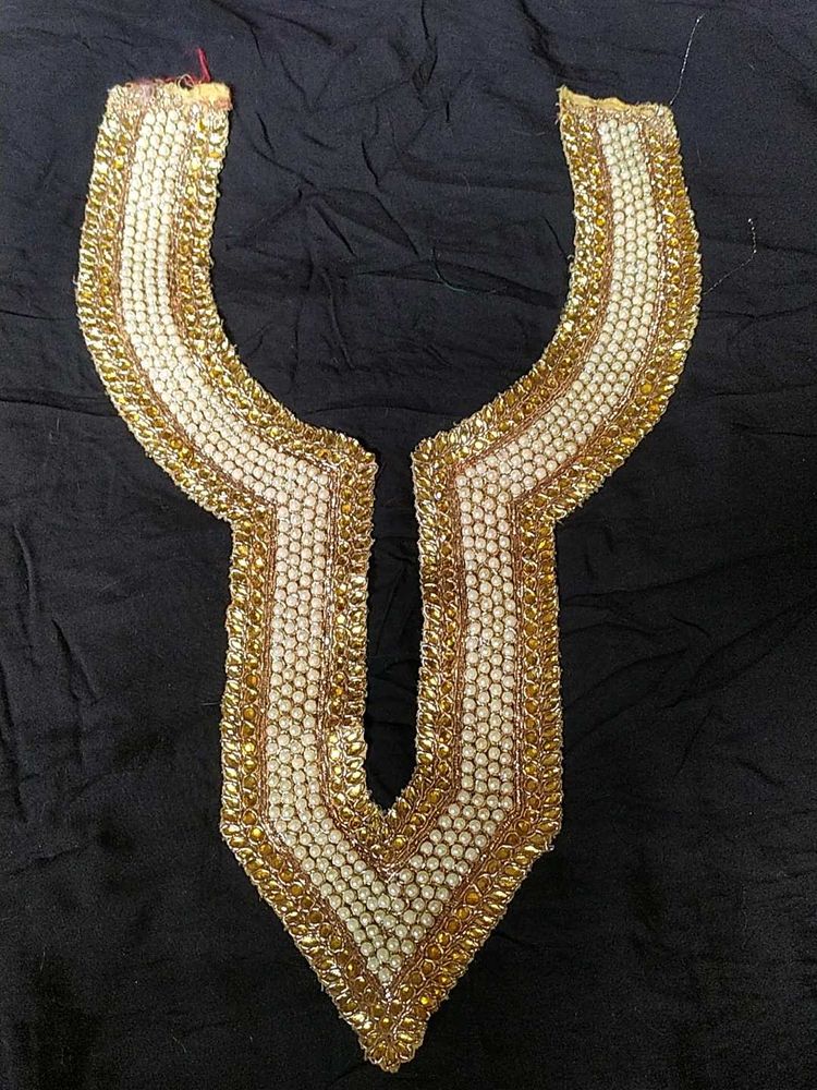 Embellished Neckline Patch