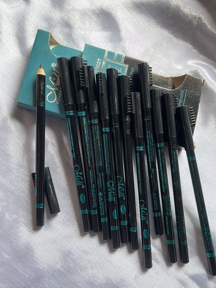 Lot of 12 Kajal Eyeliner Pencils