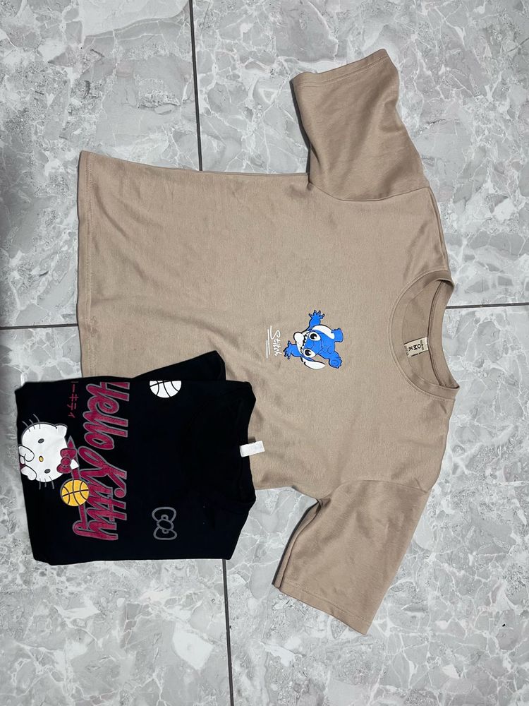 Graphic Print T-Shirt Set