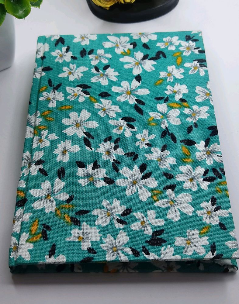 Beautiful Fabric Covered Handmade Diary