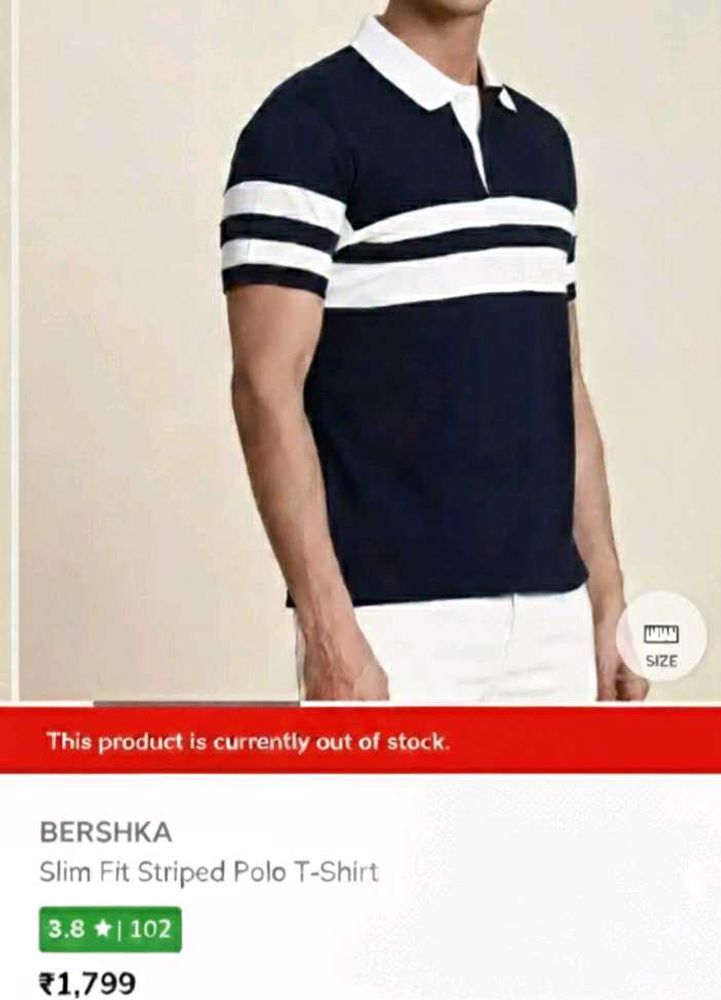 Striped Polo T-Shirt