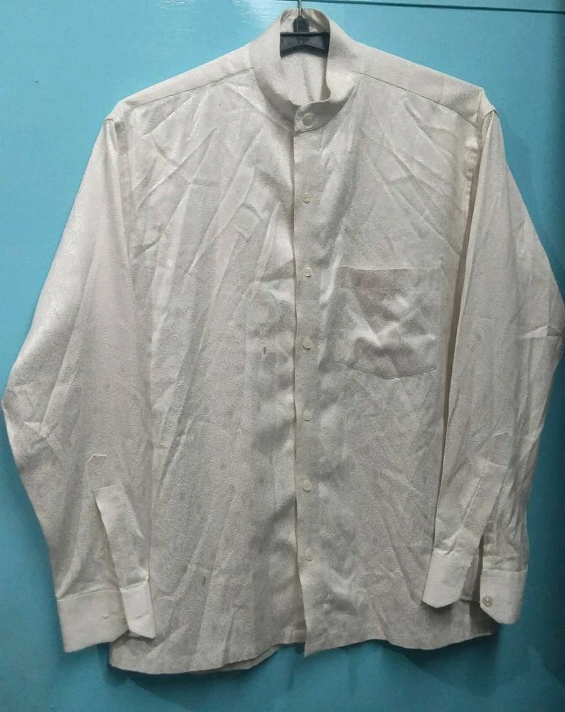 Without Collar Party Wear Shirt