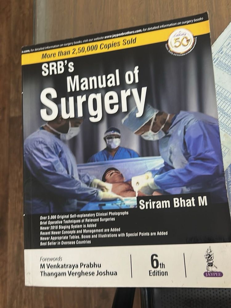 SRB's Manual of Surgery - 6th Edition