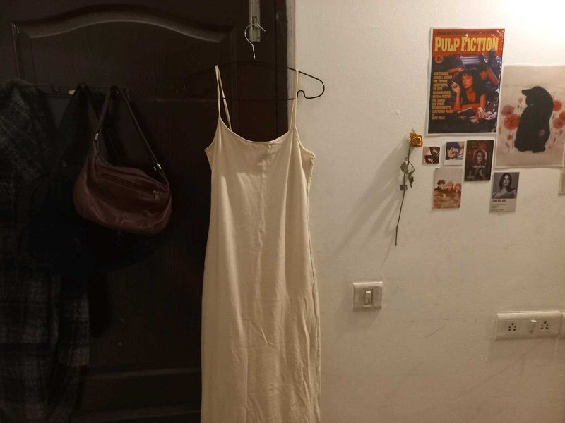 Cream Colored Slip Dress