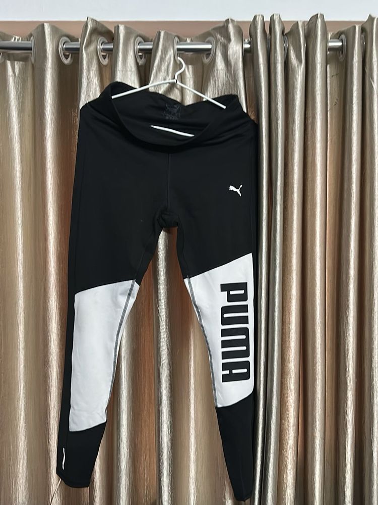 Puma Black &amp; White Leggings