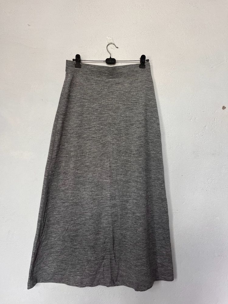Grey Maxi Skirt