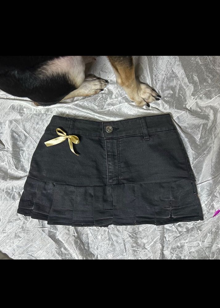h&amp;m macro mini skirt