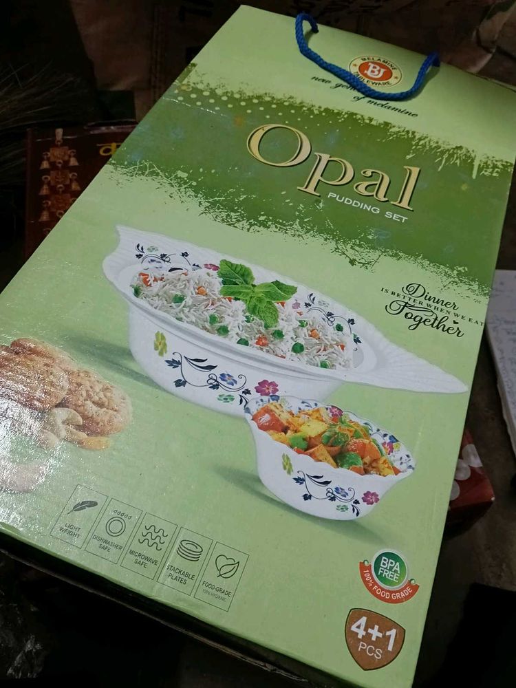 Opal Pudding Set - 4+1 Pcs