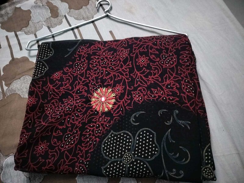 Beautiful Saree In Black 🖤 Colour