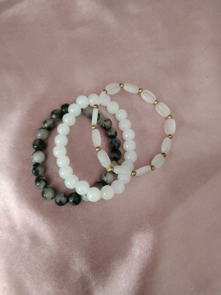 Handmade Beaded Bracelet Set and a freebie