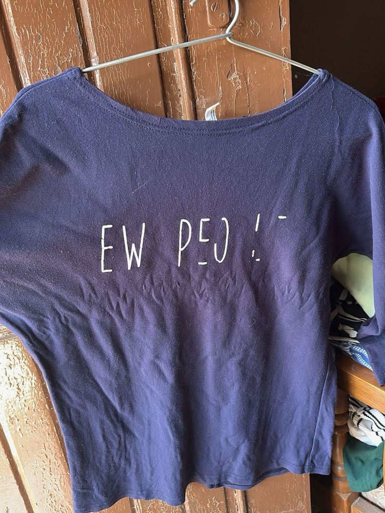 Funny "Ew People" Graphic Tee
