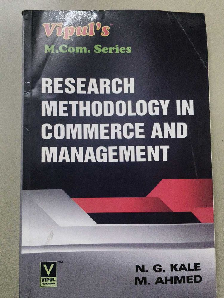 Research Methodology in Commerce and Management