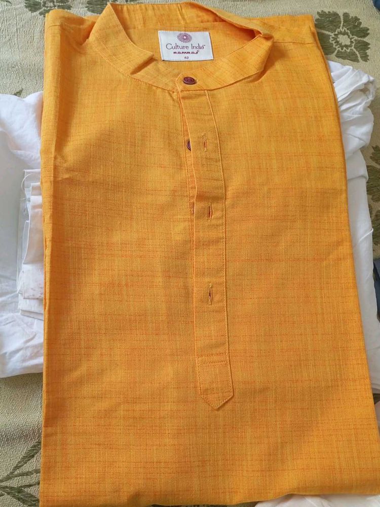 Men's Yellow Kurta