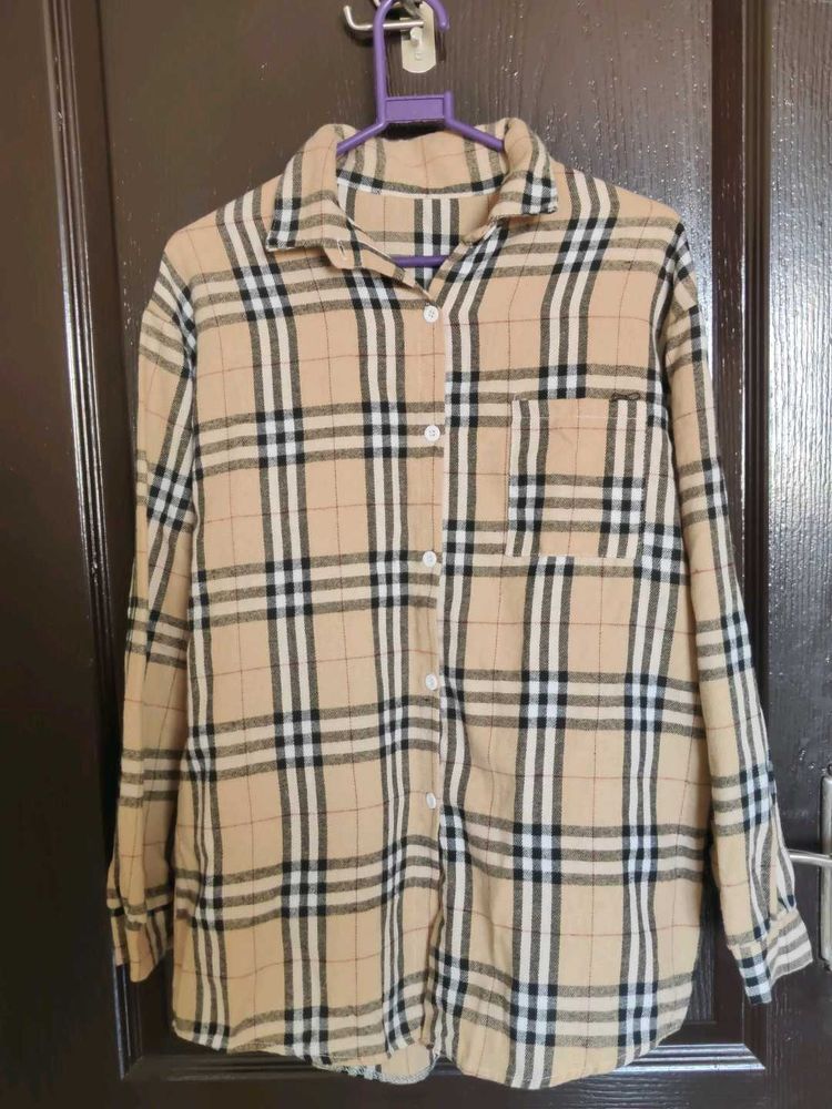 Classic Plaid Button-Up Shirt