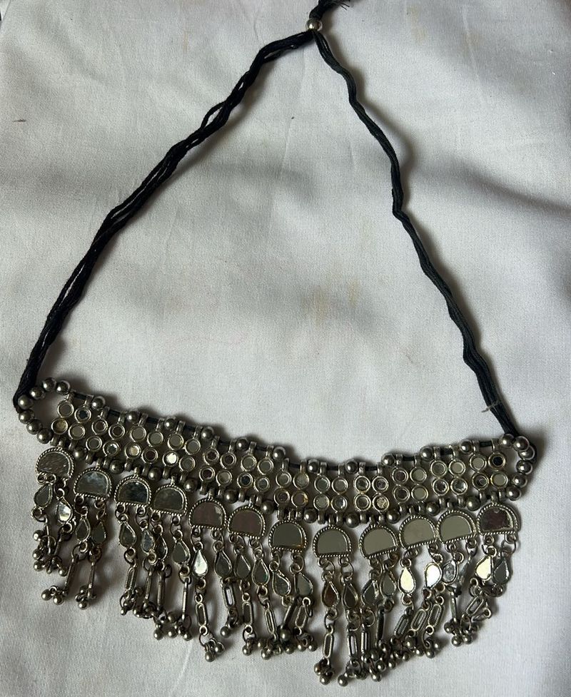 Bohemian Mirror Choker Necklace