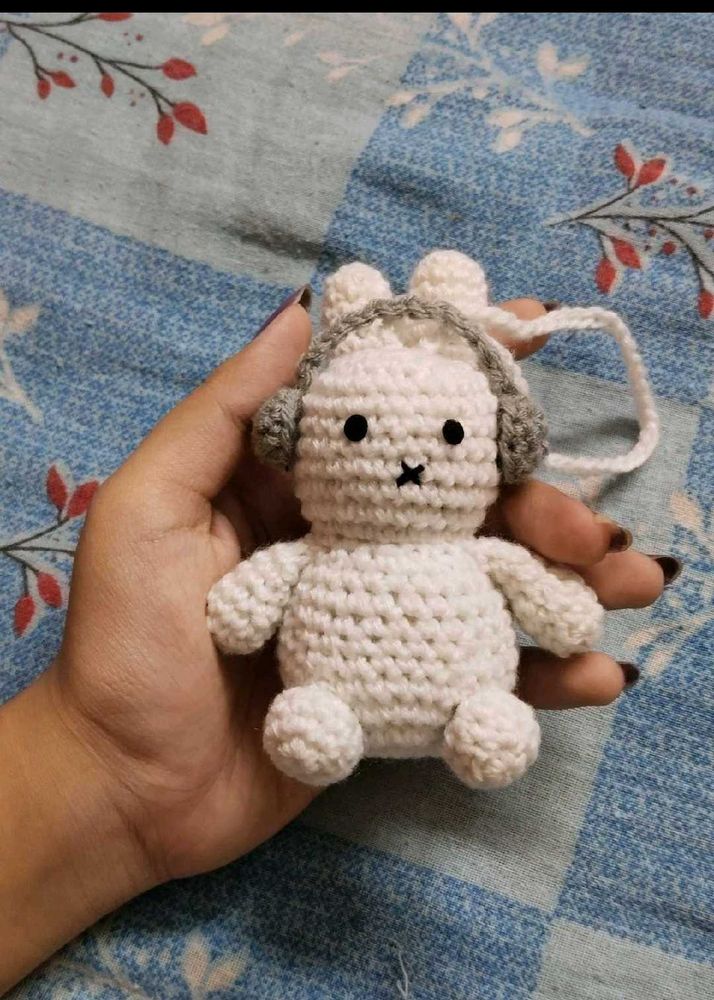 crochet miffy charm ✨🧶