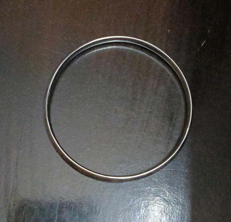 Silver Tone kada for Men