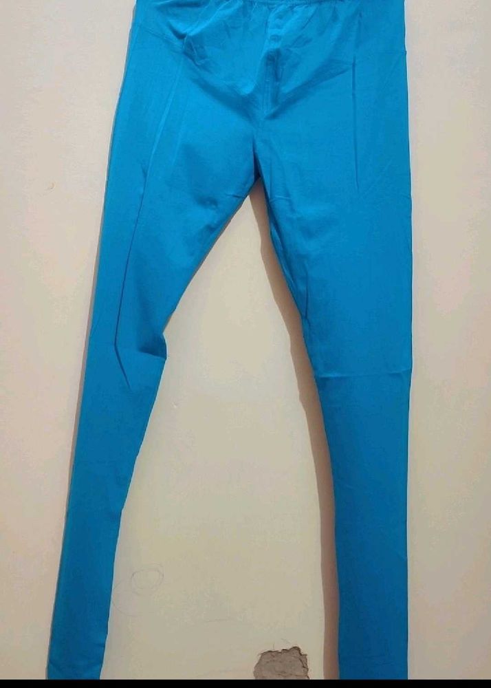 Cyan Blue Legging For 28 Waist