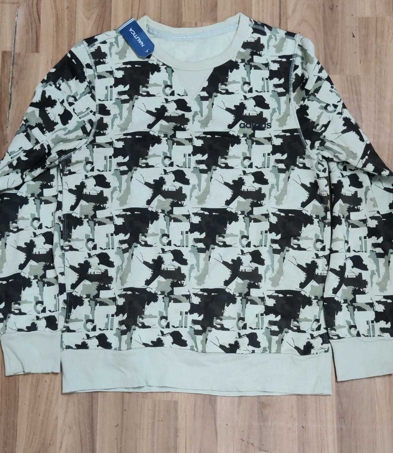 Adidas Camo Print Sweatshirt