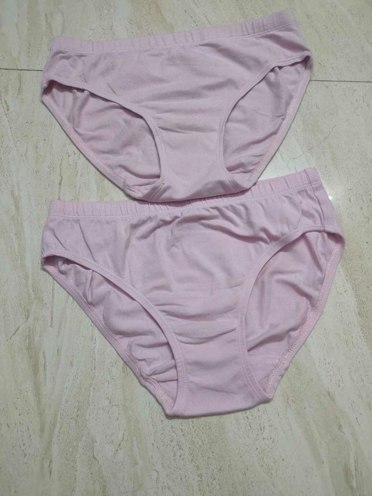 SUSIE Set of Two Pink Cotton Briefs