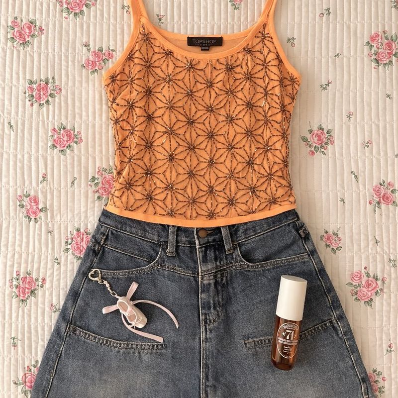 TopShop Beaded Tank Top