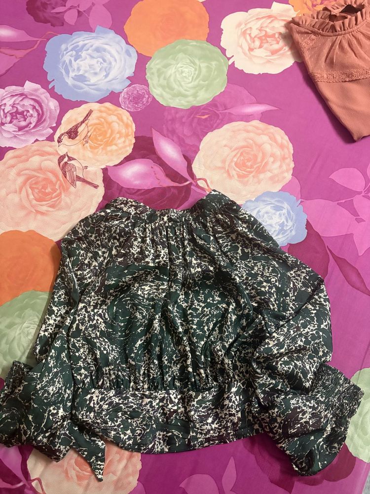 Zara satin top