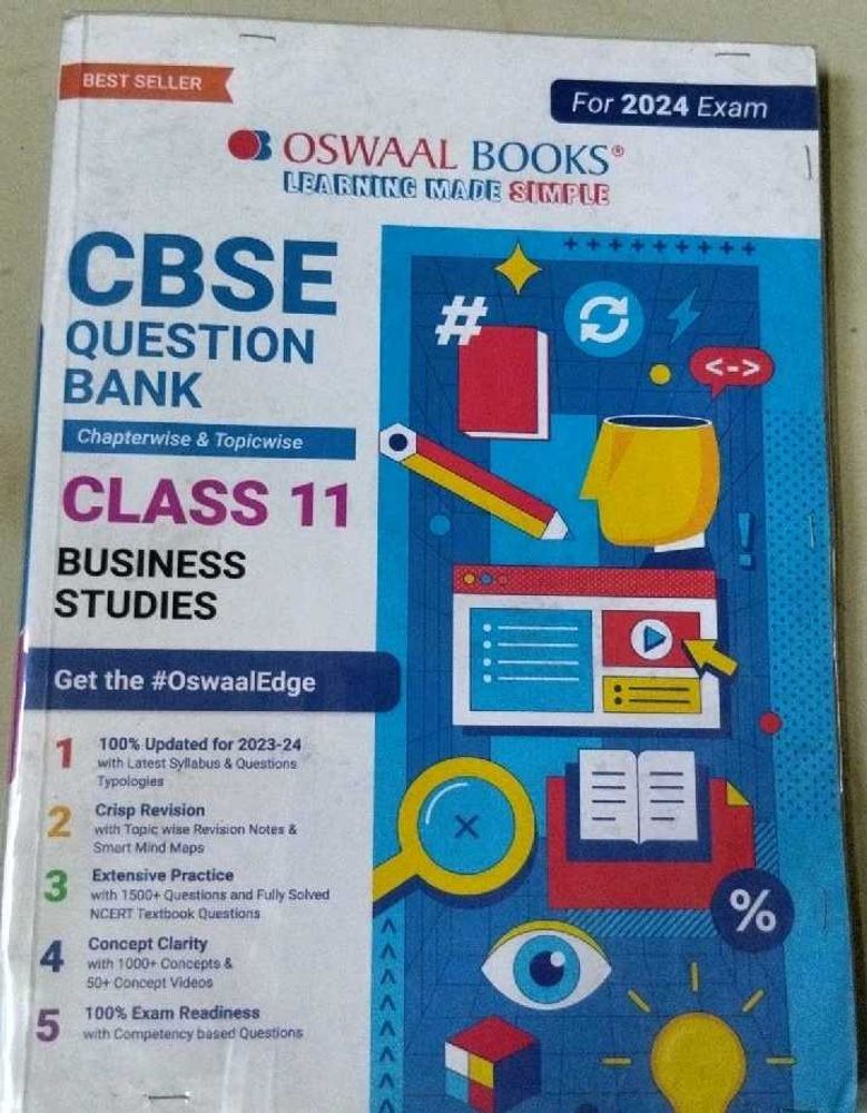 🔥CBSE Class 11 Business Studies Question Bank🔥