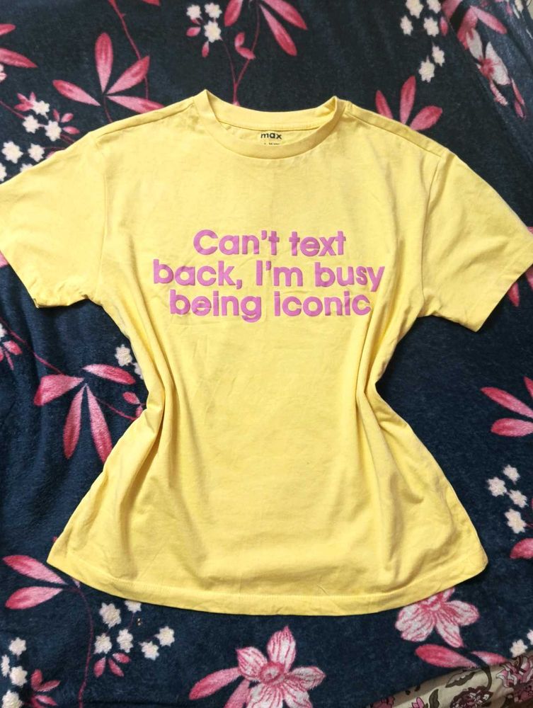 Busy Being Iconic Graphic Baby Tee