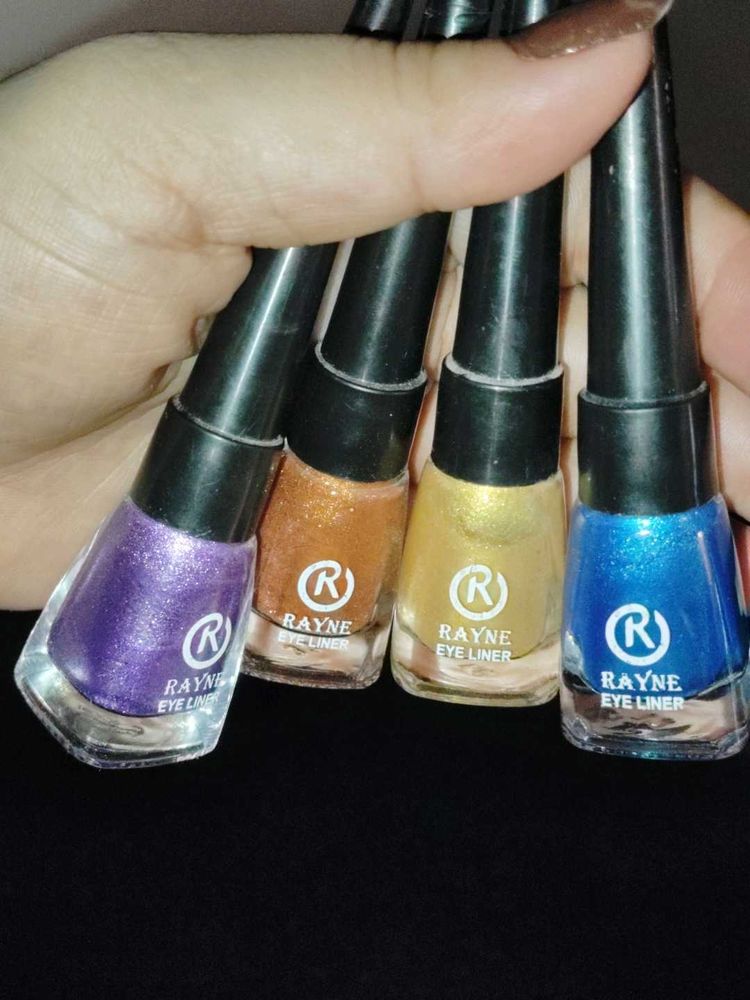 Set of 4 coloured Liquid Eyeliners- RayneBrand