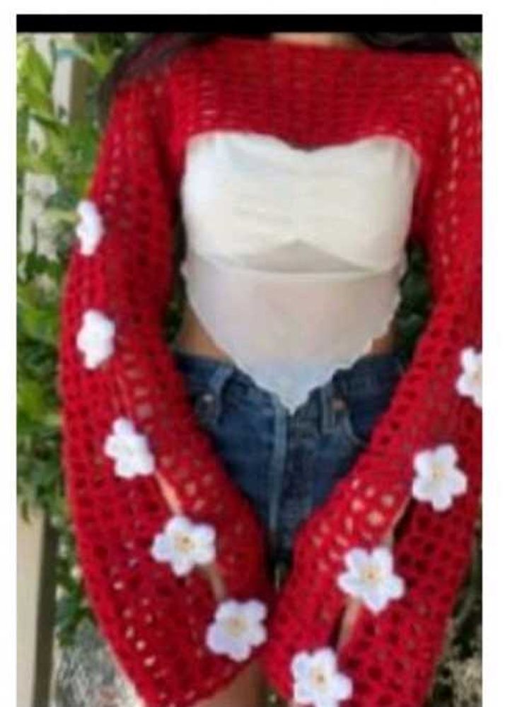 Handmade Floral Bolero