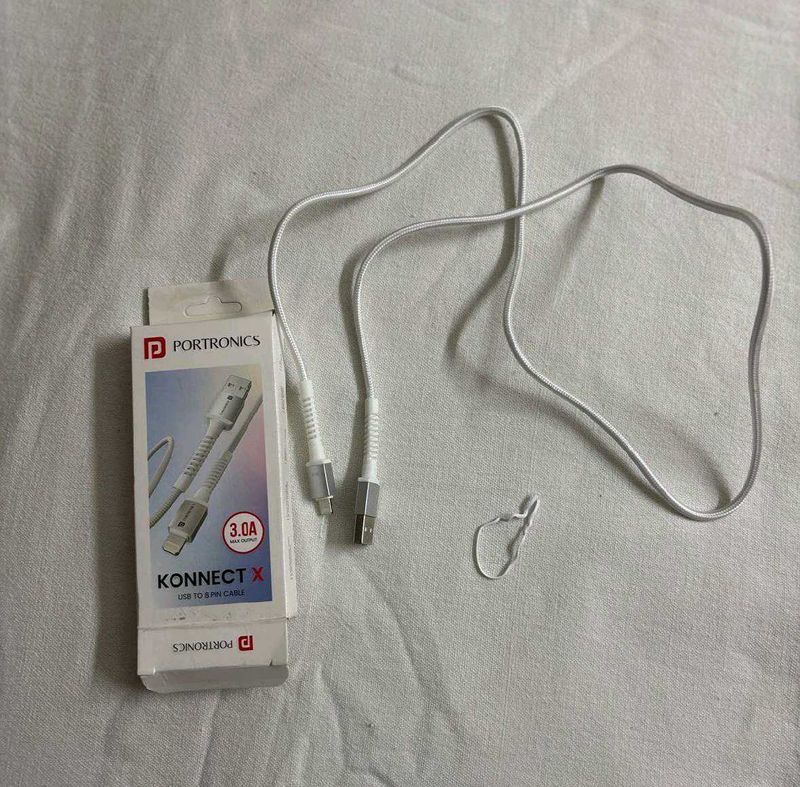 🆕Portronics Konnect 8 Pin Cable