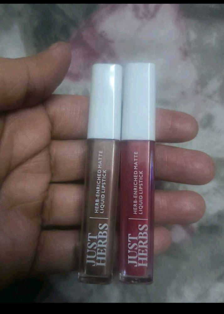 Just Herbs Liquid Lipsticks (Set of 2+3)