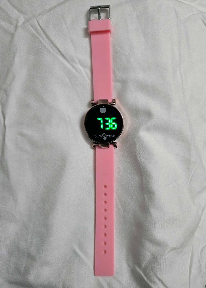 Stylish Pink Smart Watch
