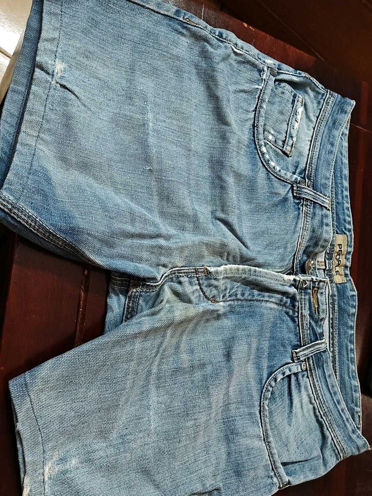 Blue Denim Shorts