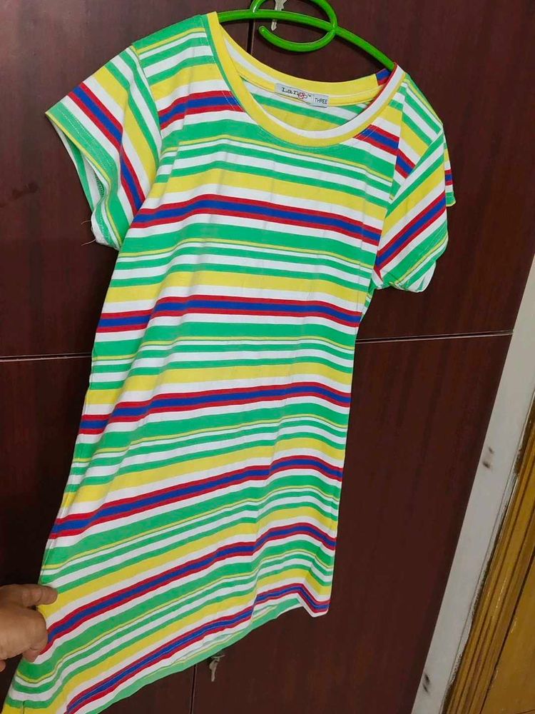 Multi color oversized t shirt