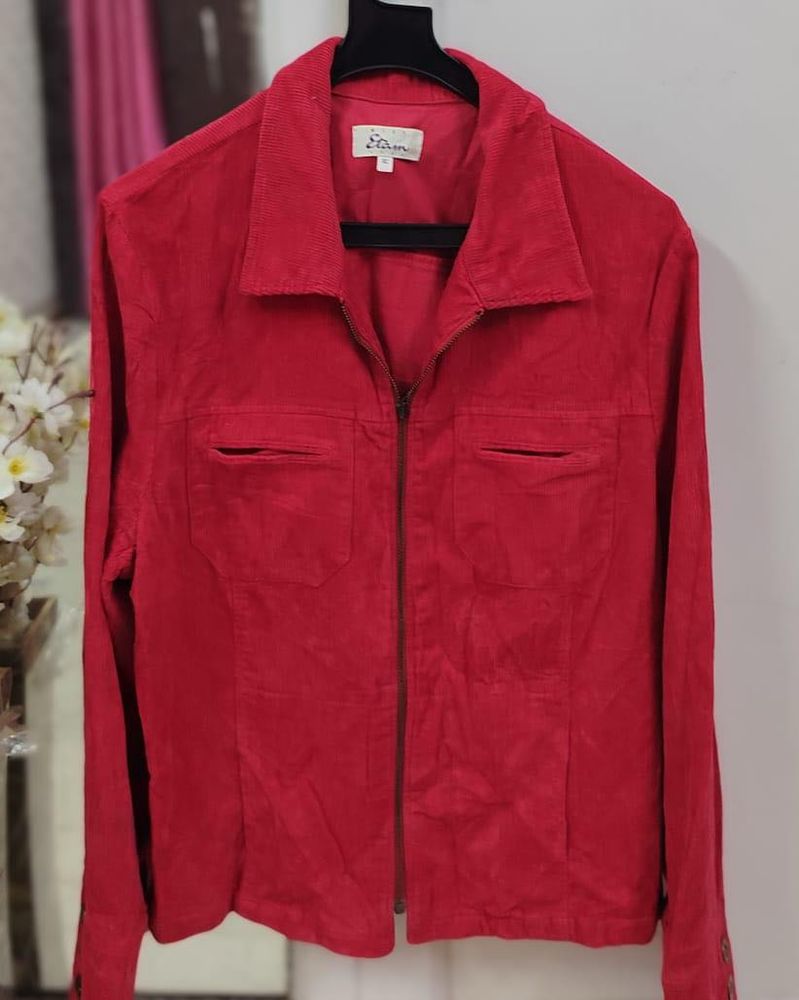 Etam Red Corduroy Jacket